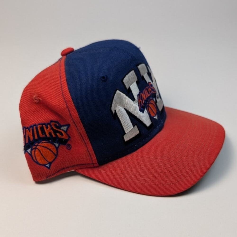 Vintage New York Knicks NBA Colorblock Snapback Sports Specialties Hat 90s - Picture 2 of 9